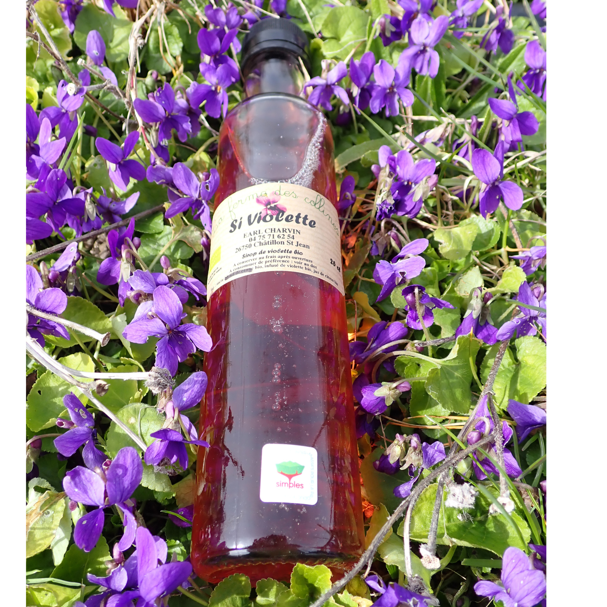 Sirop de violette - "Si violette"