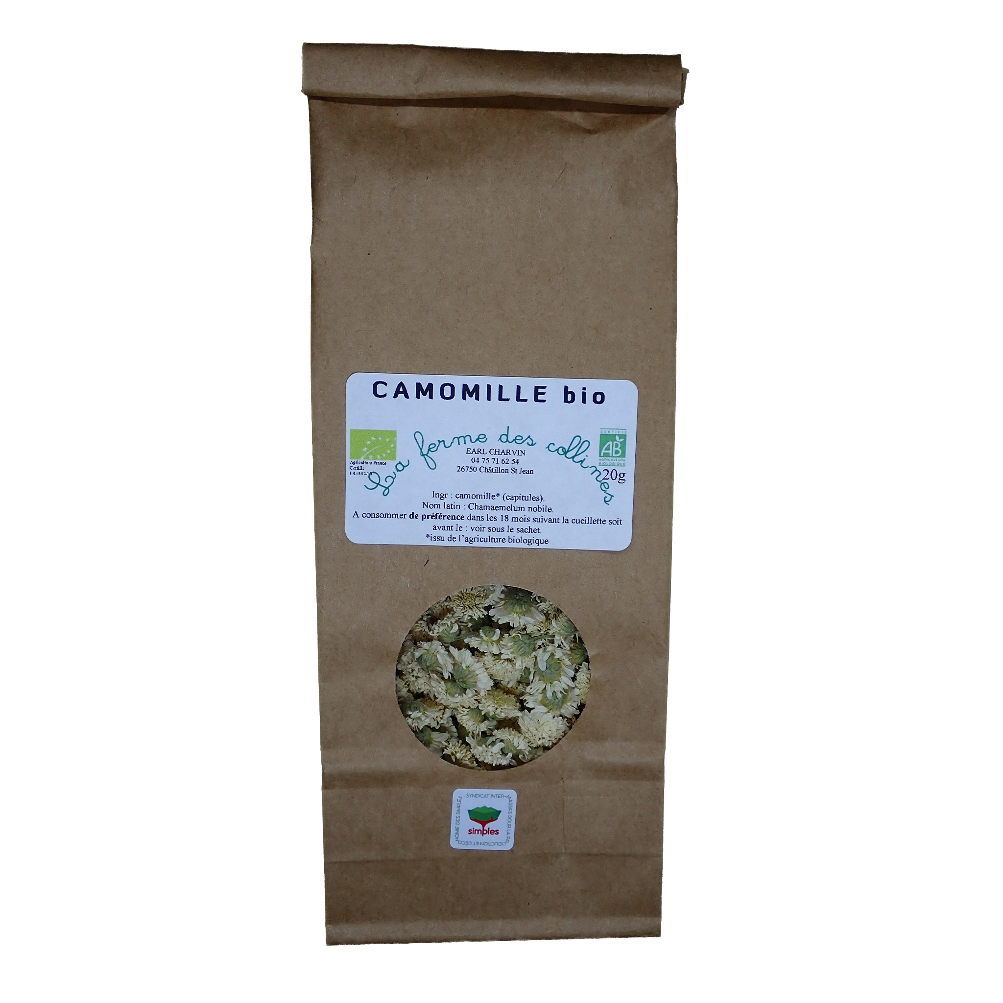 Tisane – Camomille bio